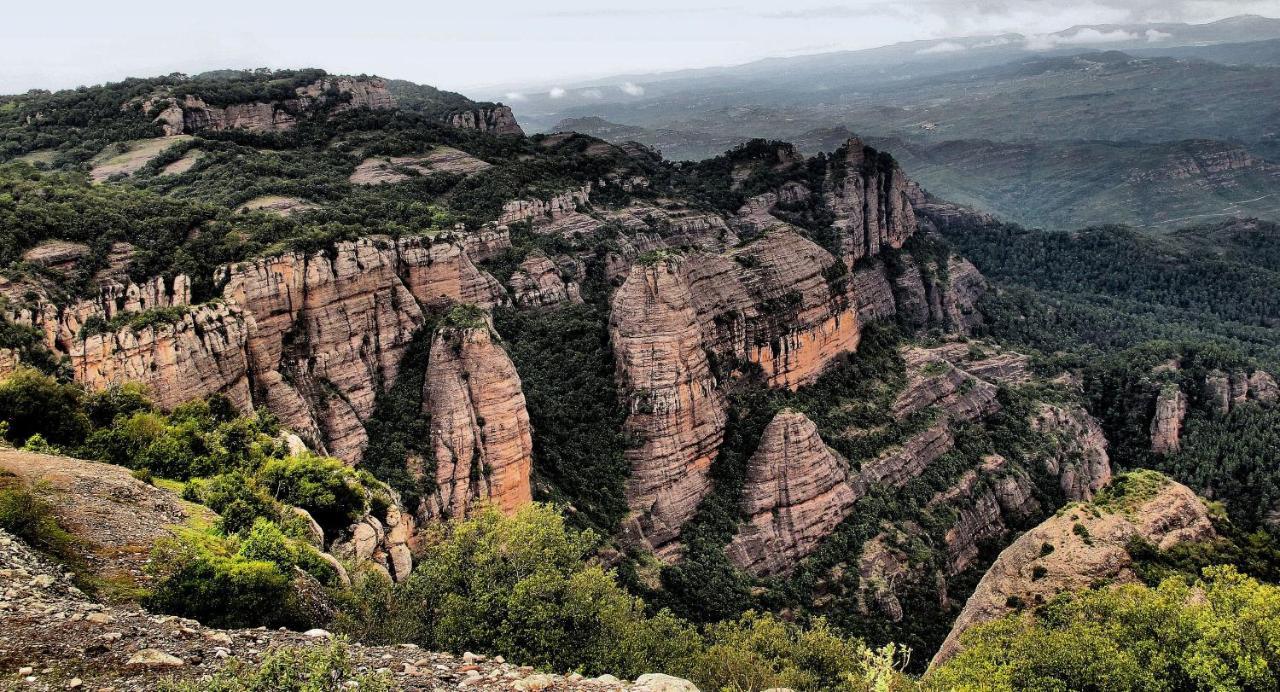 Vilar Rural De Cardona Bagian luar foto